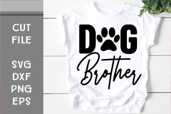 Dog Brother SVG Cut File