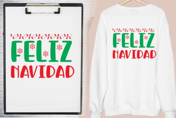 Feliz Navidad Christmas Sweater Design