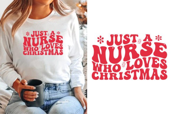 Just a Nurse Who Loves Christmas PNG