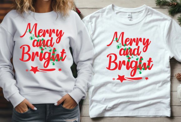 Merry and Bright Christmas Design