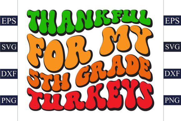 Unique Retro Thanksgiving T-shirt Design